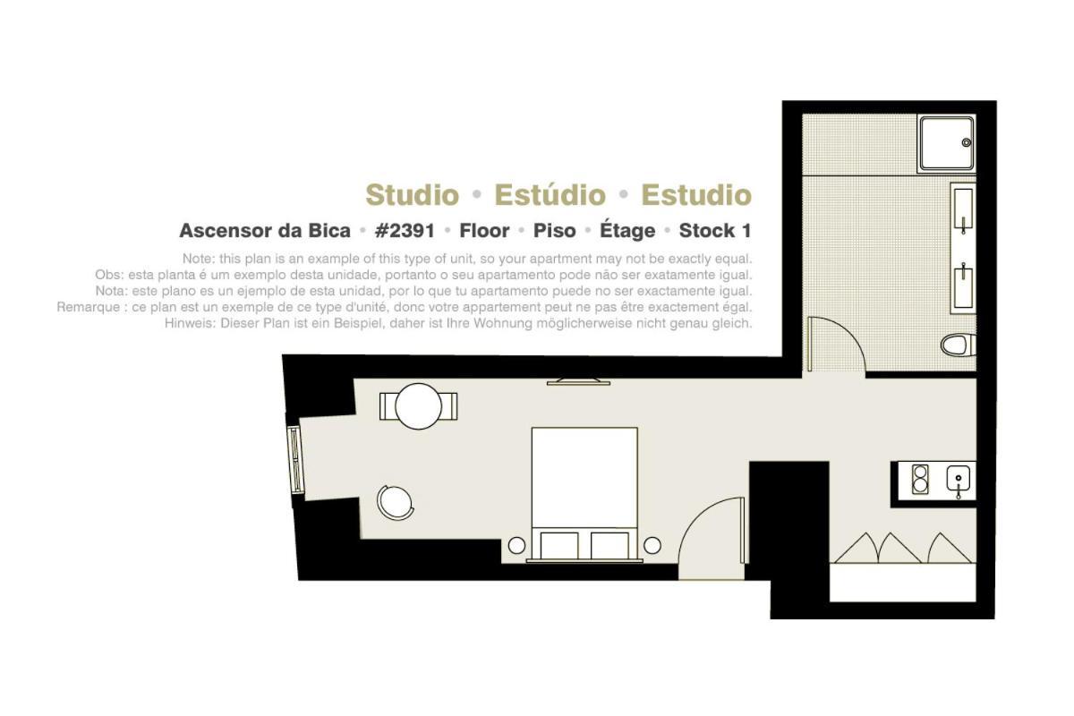 Appartement Ascensor Da Bica - Serviced Lissabon